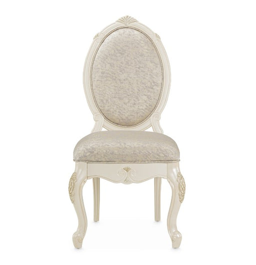 AICO Lavelle Side Chair in Classic Pearl (Set of 2) - Furniture Land (Milwaukee, WI)