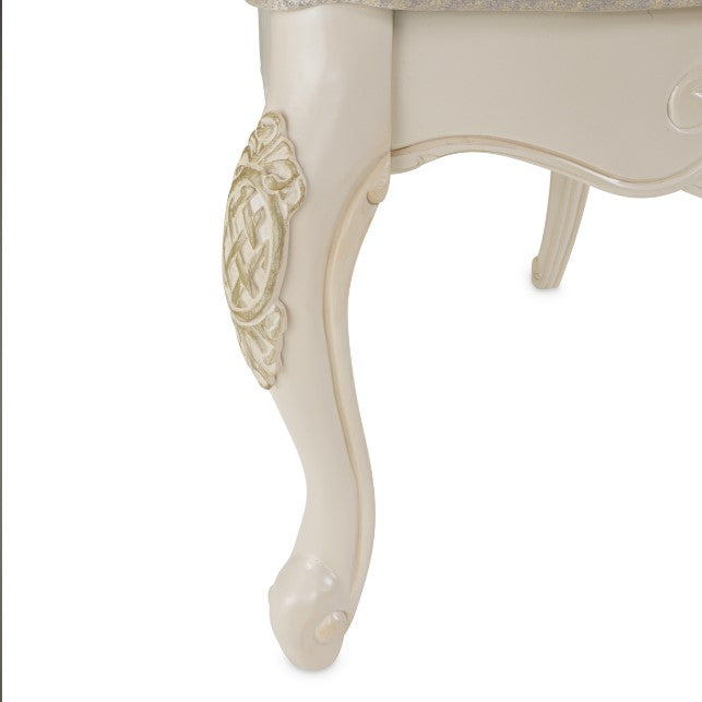 AICO Lavelle Side Chair in Classic Pearl (Set of 2) - Furniture Land (Milwaukee, WI)
