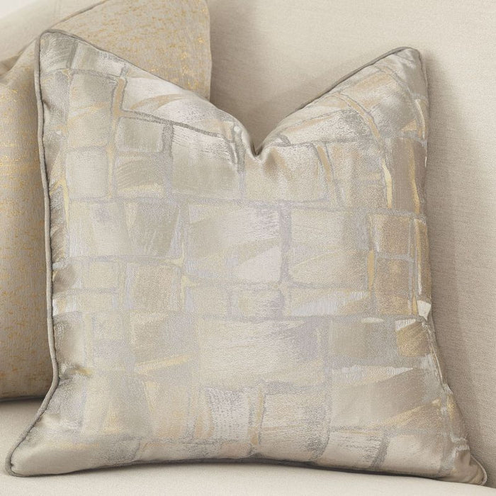 AICO La Rachelle Sofa ICICLE in Medium Champagne - Furniture Land (Milwaukee, WI)
