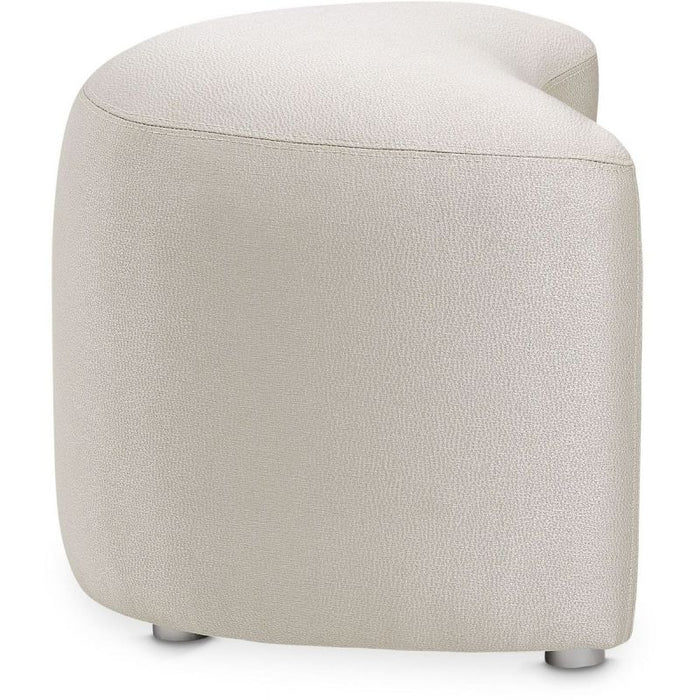 AICO Eclipse Vanity Stool in Moonlight - Furniture Land (Milwaukee, WI)