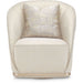 AICO La Rachelle Swivel Chair Gold Rush in Medium Champagne - Furniture Land (Milwaukee, WI)