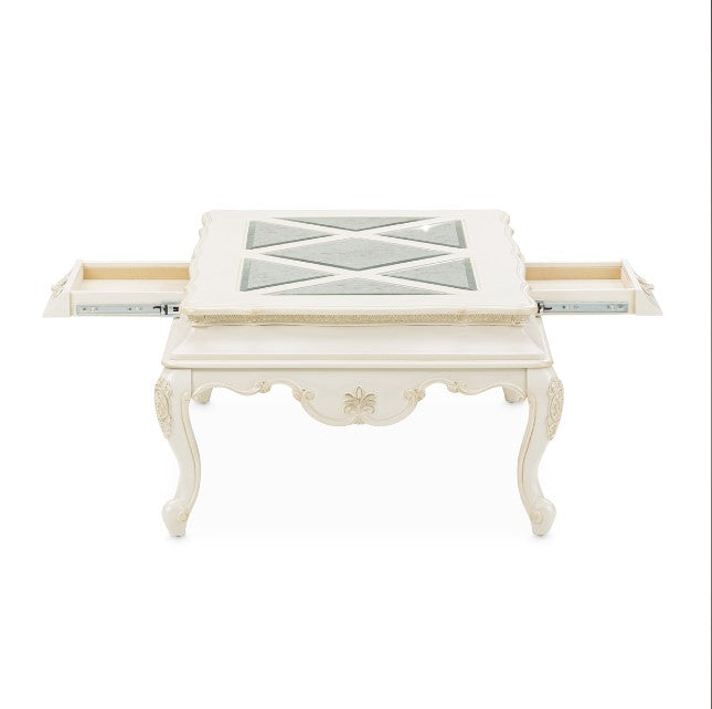 AICO Lavelle Rectangular Cocktail Table in Classic Pearl - Furniture Land (Milwaukee, WI)