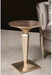 AICO Malibu Crest Round Pedestal Tea Table in Chardannoy - Furniture Land (Milwaukee, WI)