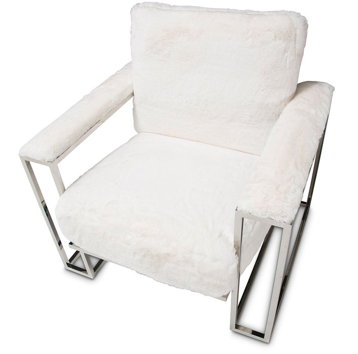 Aico Furniture Trance Chair in White - Furniture Land (Milwaukee, WI)