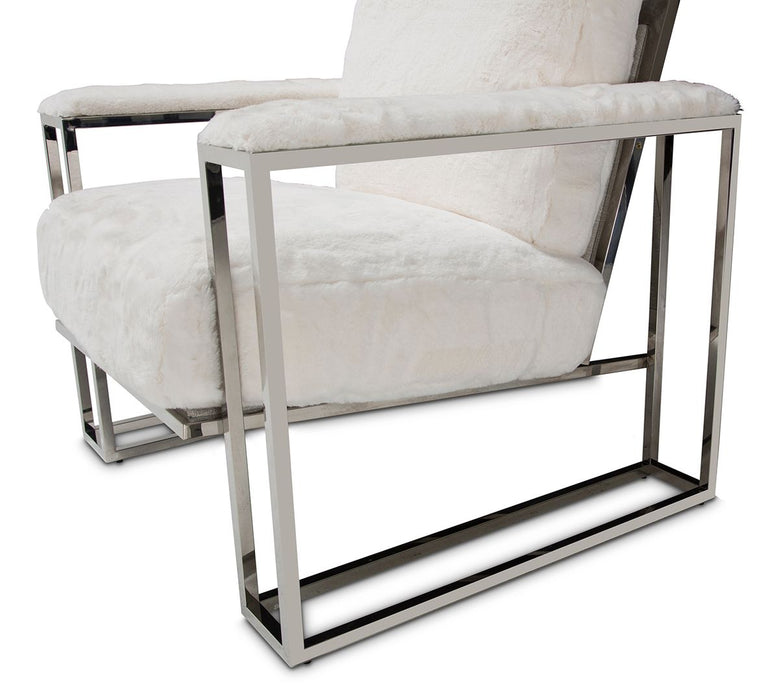 Aico Furniture Trance Chair in White - Furniture Land (Milwaukee, WI)