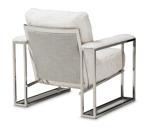 Aico Furniture Trance Chair in White - Furniture Land (Milwaukee, WI)
