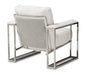 Aico Furniture Trance Chair in White - Furniture Land (Milwaukee, WI)