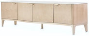 AICO Malibu Crest TV Console in Blush - Furniture Land (Milwaukee, WI)