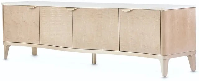 AICO Malibu Crest TV Console in Blush - Furniture Land (Milwaukee, WI)