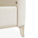 AICO Furniture La Marisia Queen Upholstered Platform Bed in Creamy Pearl - Furniture Land (Milwaukee, WI)