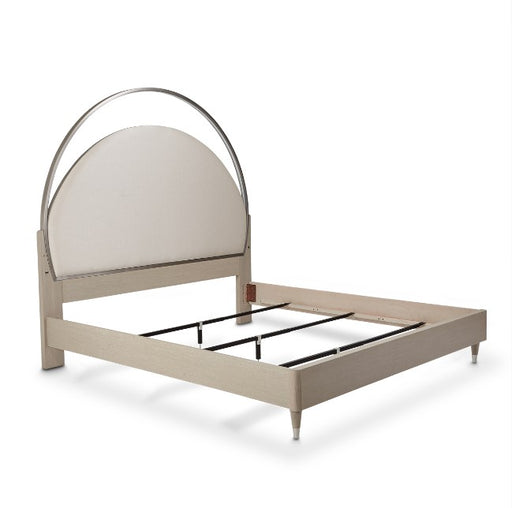 AICO Eclipse Cal King Upholstered Bed in Moonlight - Furniture Land (Milwaukee, WI)