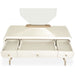 AICO La Rachelle Vanity Desk in Medium Champagne - Furniture Land (Milwaukee, WI)