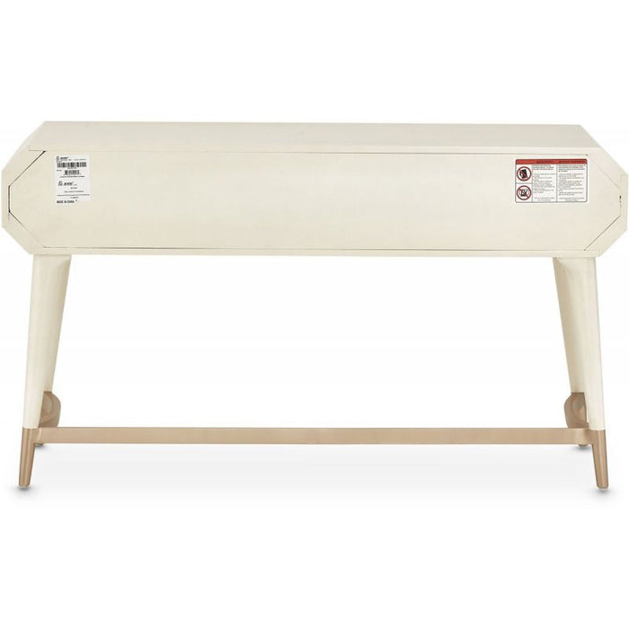 AICO La Rachelle Vanity Desk in Medium Champagne - Furniture Land (Milwaukee, WI)