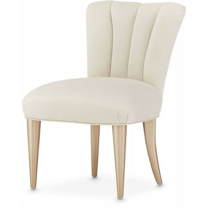 AICO La Rachelle Vanity Chair in Medium Champagne - Furniture Land (Milwaukee, WI)