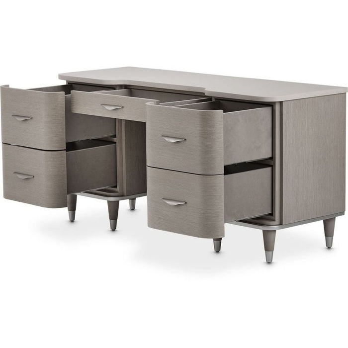 AICO Eclipse Vanity/Writing Desk in Moonlight - Furniture Land (Milwaukee, WI)
