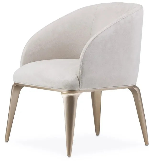 AICO Malibu Crest Vanity Chair in Chardonnay - Furniture Land (Milwaukee, WI)