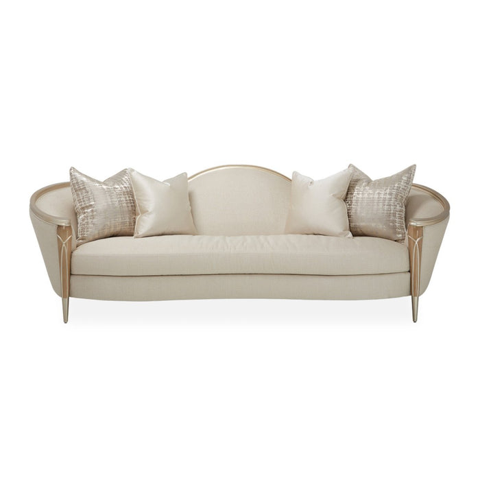 AICO Villa Cherie Sofa in Caramel - Furniture Land (Milwaukee, WI)