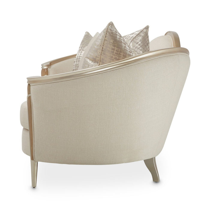 AICO Villa Cherie Sofa in Caramel - Furniture Land (Milwaukee, WI)