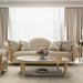 AICO Villa Cherie Chair in Caramel - Furniture Land (Milwaukee, WI)