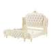 AICO Lavelle Queen Wing Mansion Bed in Classic Pearl - Furniture Land (Milwaukee, WI)